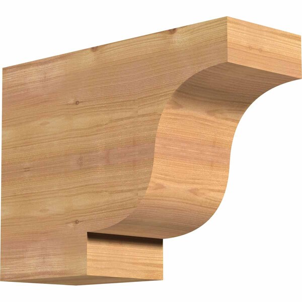 Ekena Millwork Newport Smooth Rafter Tail, Western Red Cedar, 5 1/2"W x 12"H x 16"L RFT06X12X16NEW00SWR - main